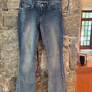 LEVI'S TOO SUPERLOW BOOT CUT 524 JEANS SIZE 7M - LIKE NEW